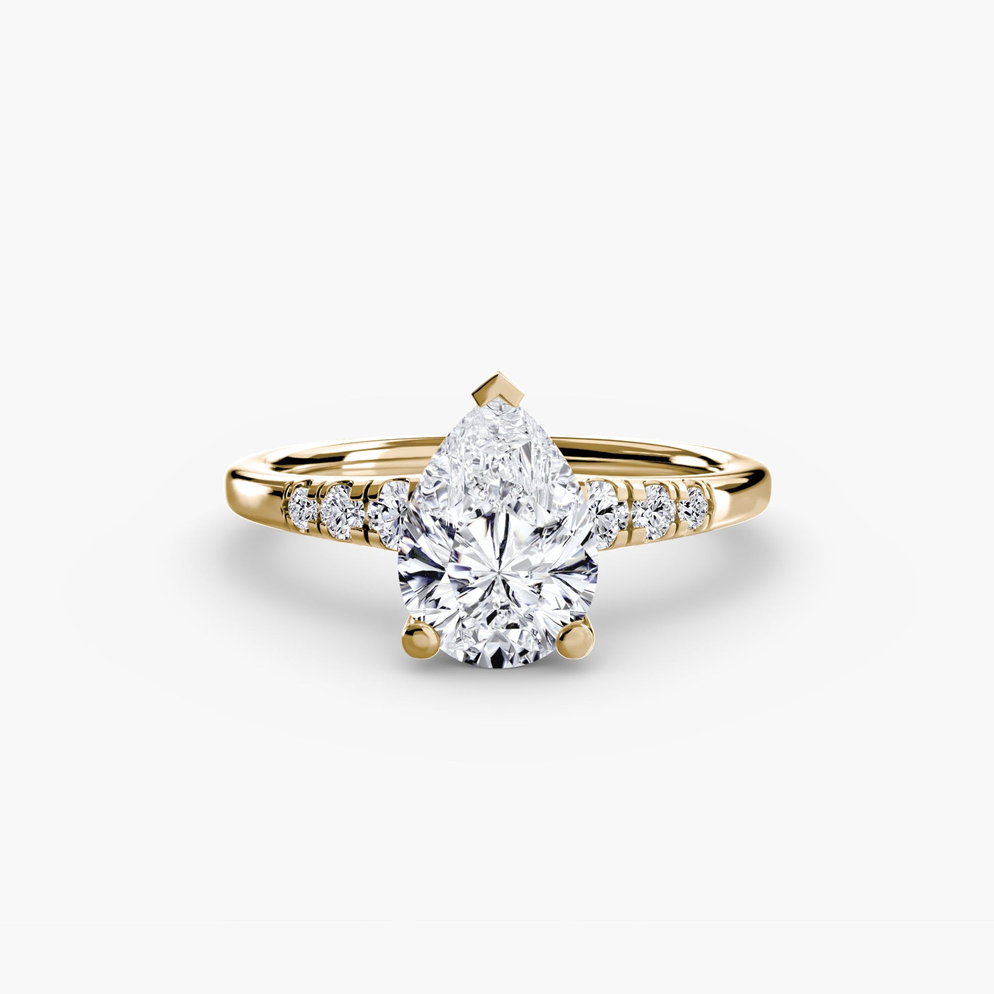 Solitaire with Shoulder Accents AG & CO Jewellery