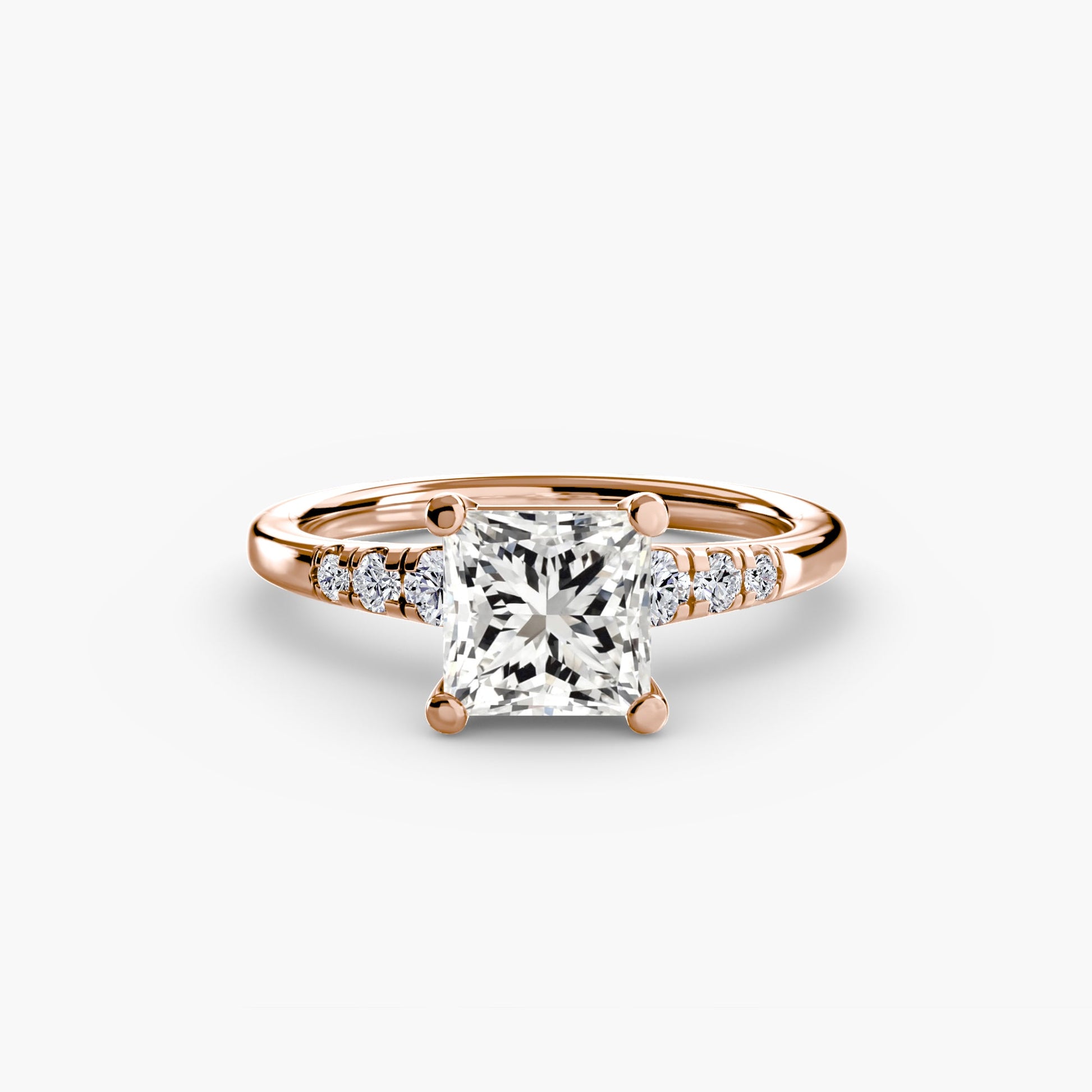 Solitaire with Shoulder Accents AG & CO Jewellery