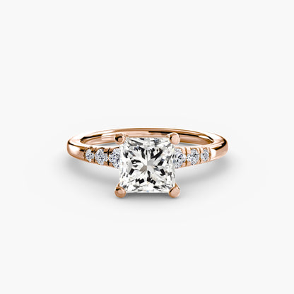 Solitaire with Shoulder Accents AG & CO Jewellery