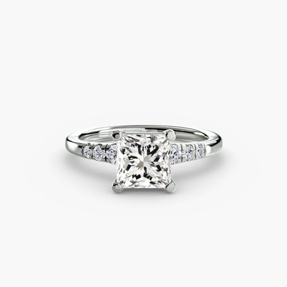 Solitaire with Shoulder Accents AG & CO Jewellery