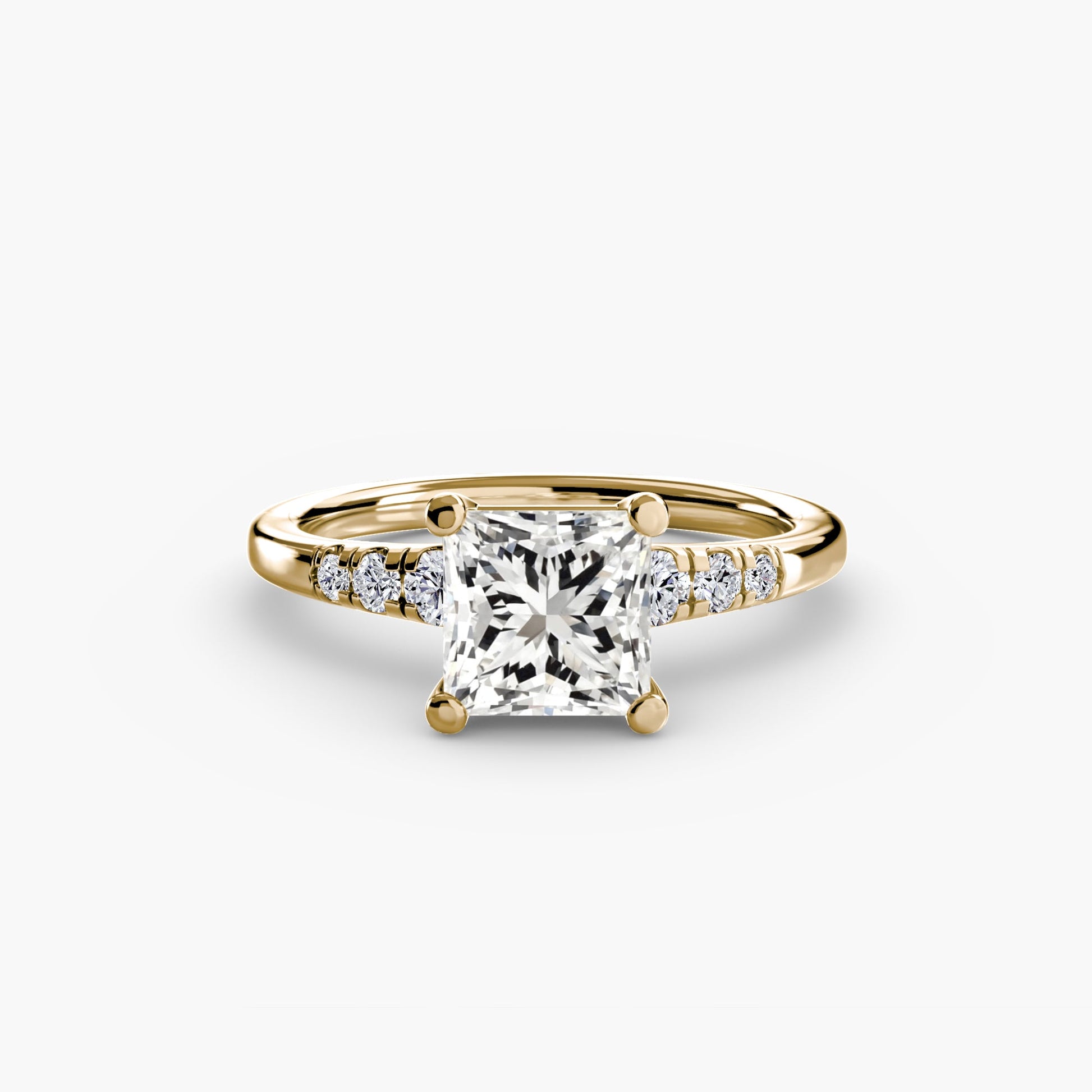 Solitaire with Shoulder Accents AG & CO Jewellery