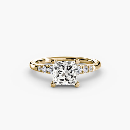 Solitaire with Shoulder Accents AG & CO Jewellery
