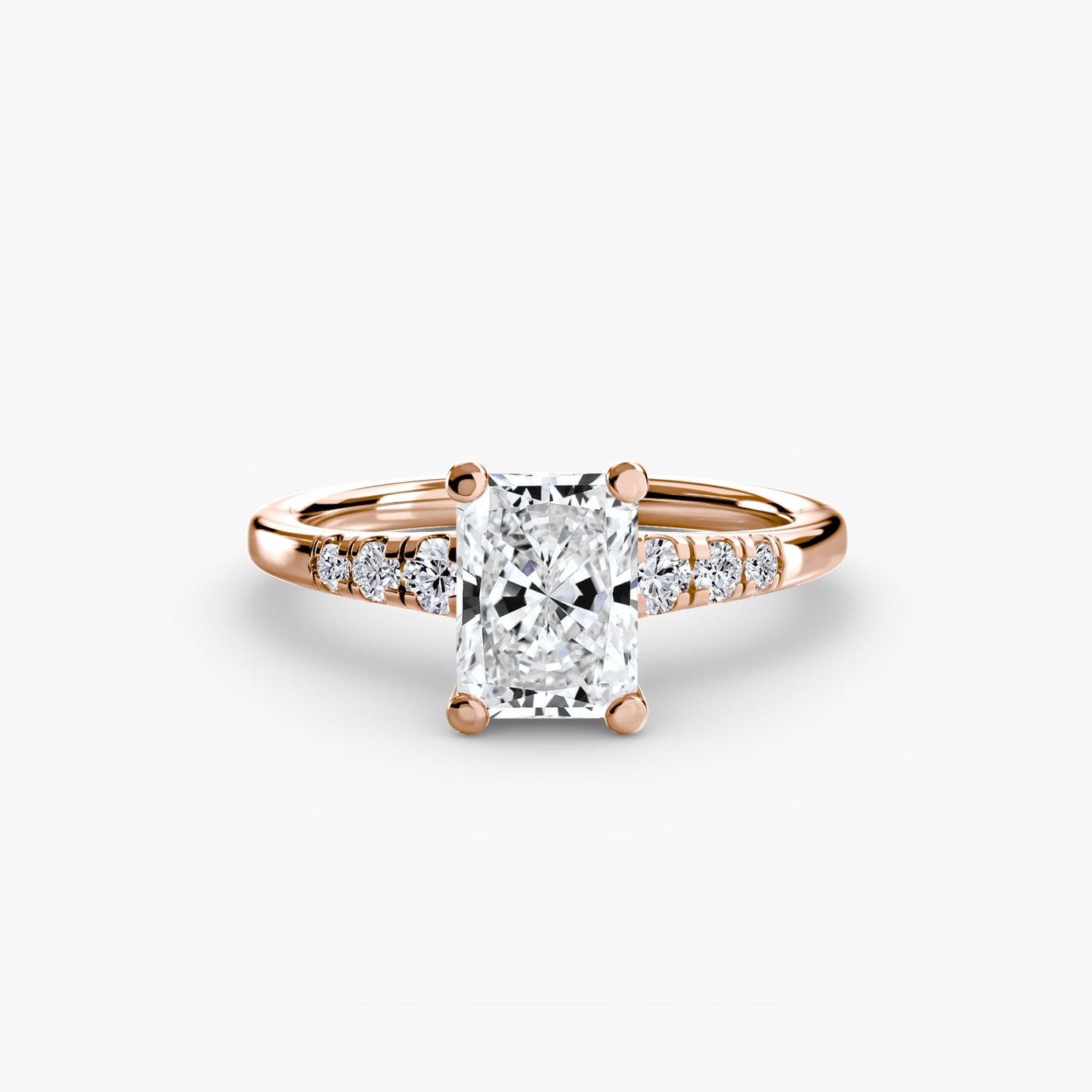 solitaire with shoulder accents ag & co jewellery