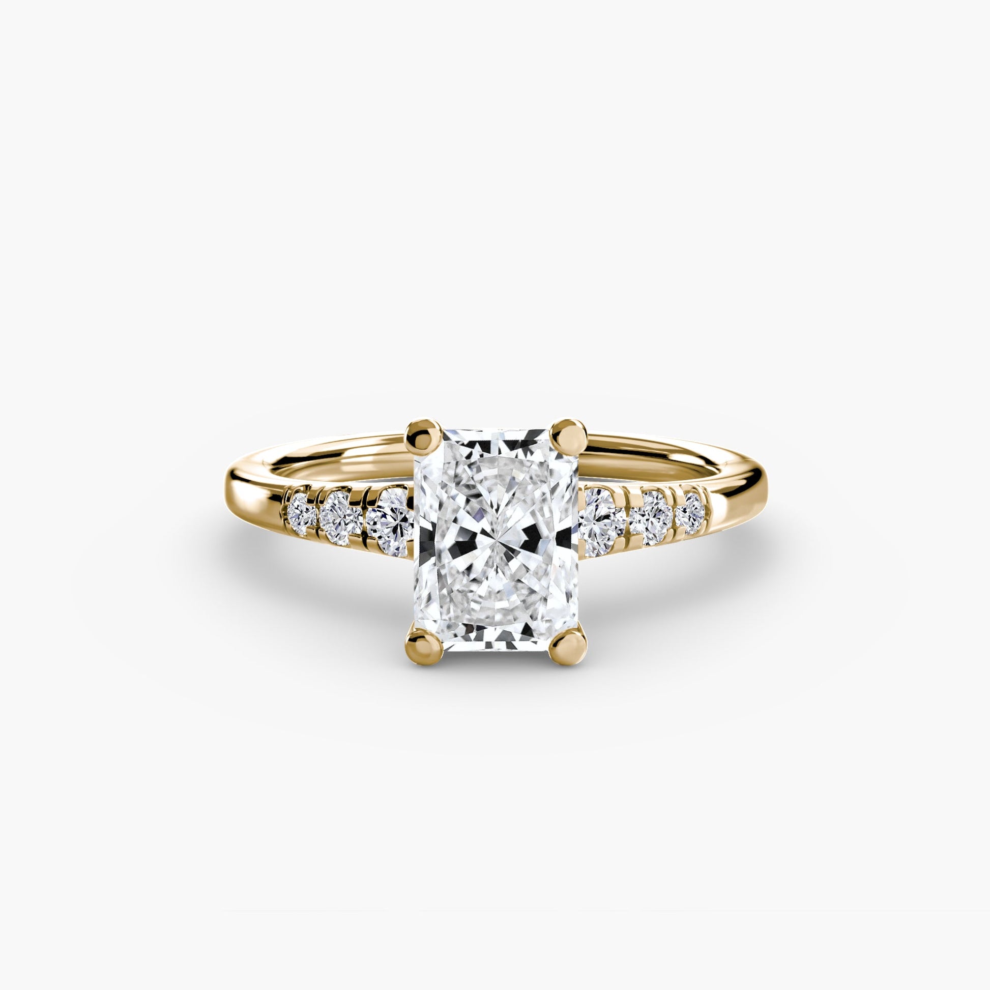 Solitaire with Shoulder Accents AG & CO Jewellery