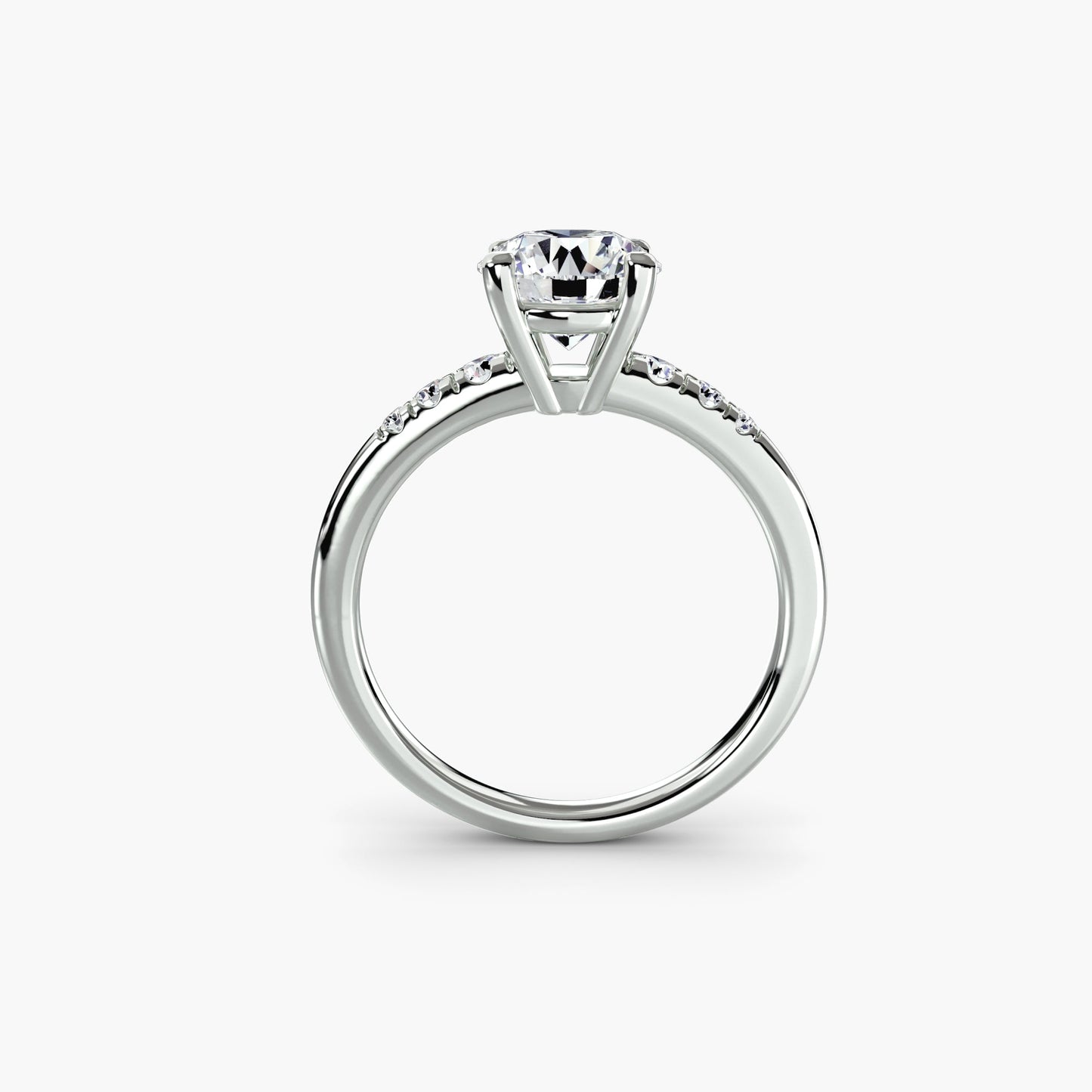 solitaire with shoulder accents ag & co jewellery
