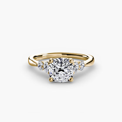 Solitaire with Shoulder Accents 2 AG & CO Jewellery