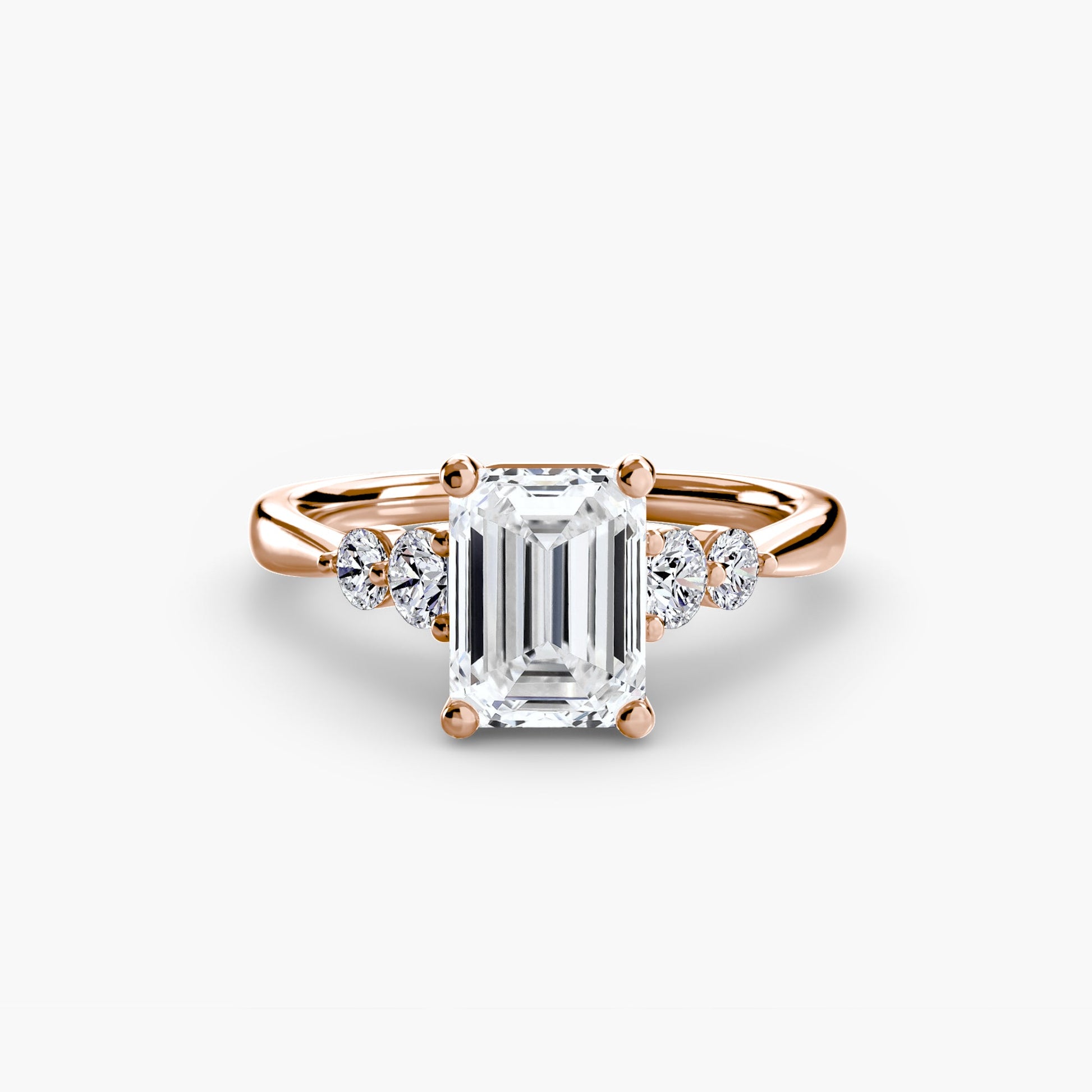 Solitaire with Shoulder Accents 2 AG & CO Jewellery