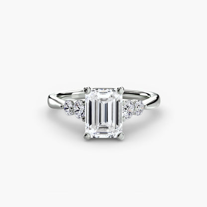 Solitaire with Shoulder Accents 2 AG & CO Jewellery