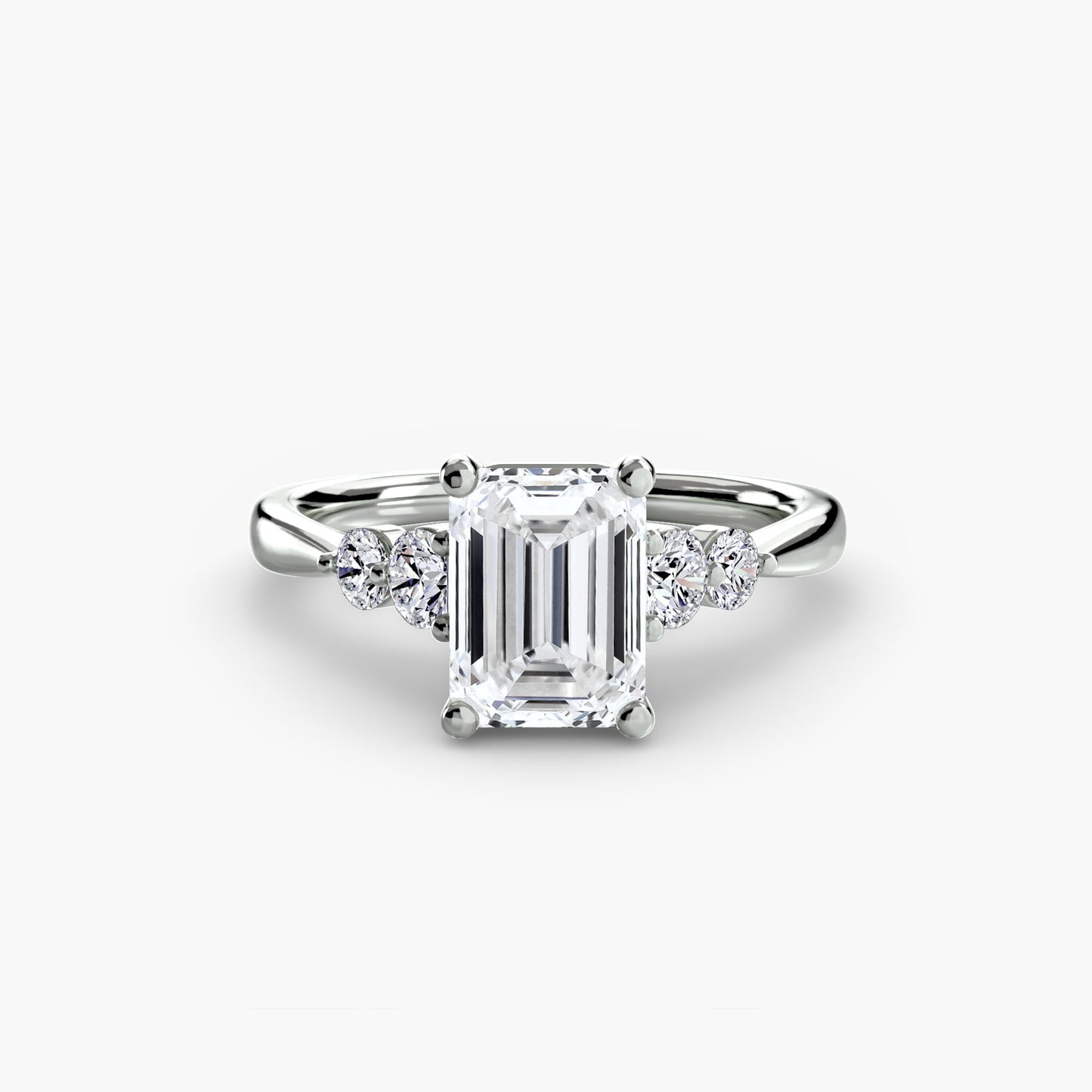 solitaire with shoulder accents 2 ag & co jewellery