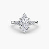 9K White Gold / Marquise