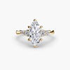 9K Yellow Gold / Marquise