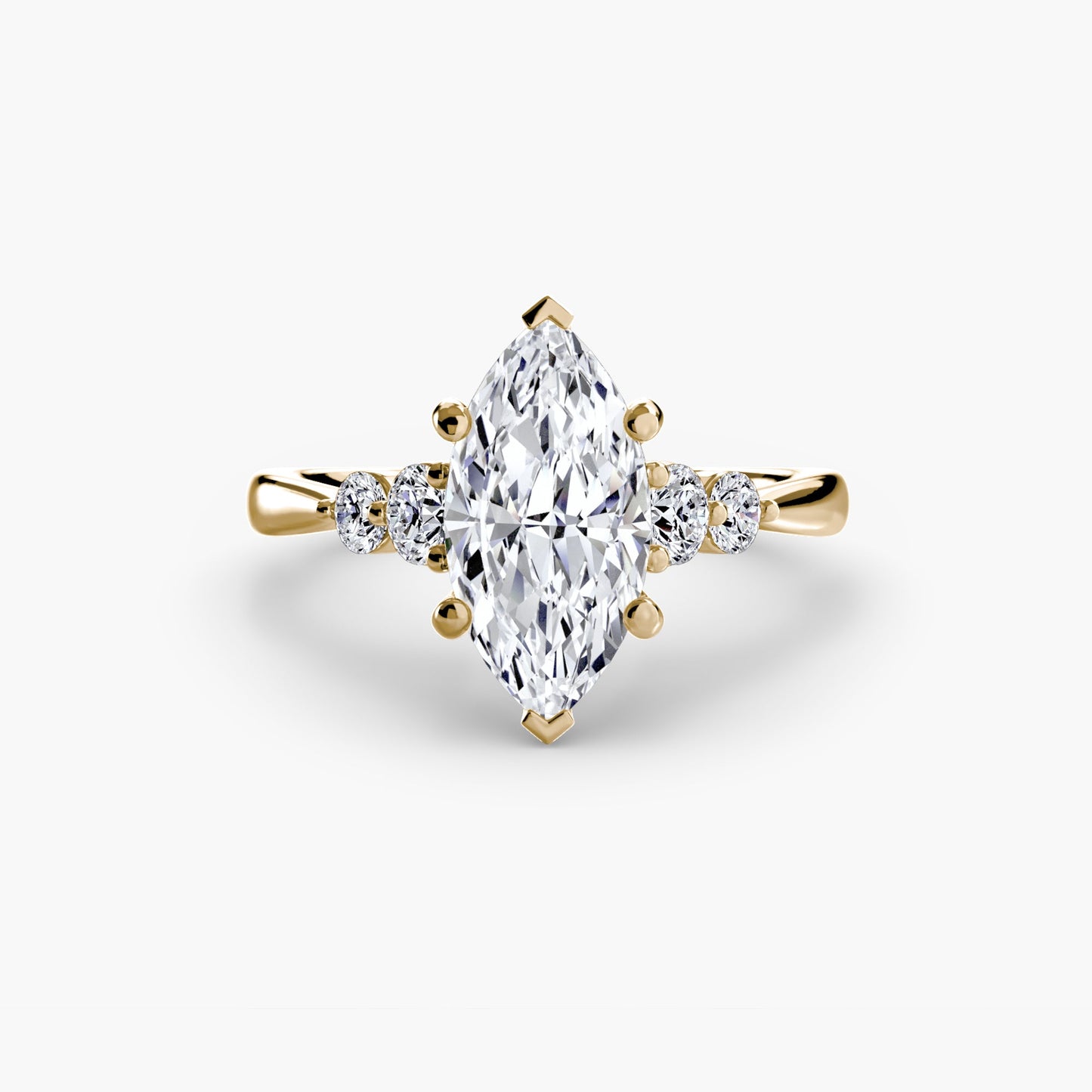 solitaire with shoulder accents 2 ag & co jewellery