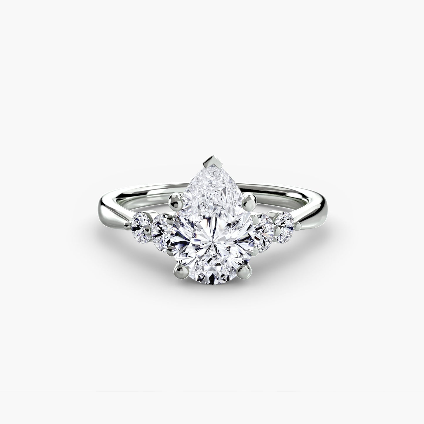 solitaire with shoulder accents 2 ag & co jewellery
