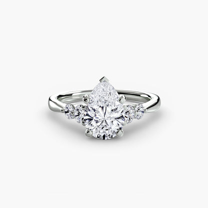Solitaire with Shoulder Accents 2 AG & CO Jewellery