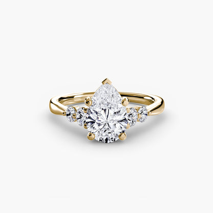 Solitaire with Shoulder Accents 2 AG & CO Jewellery