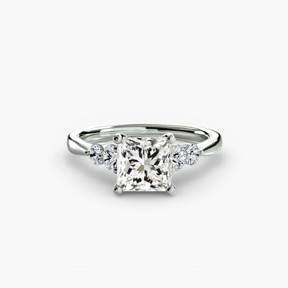 Solitaire with Shoulder Accents 2 AG & CO Jewellery
