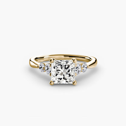 Solitaire with Shoulder Accents 2 AG & CO Jewellery