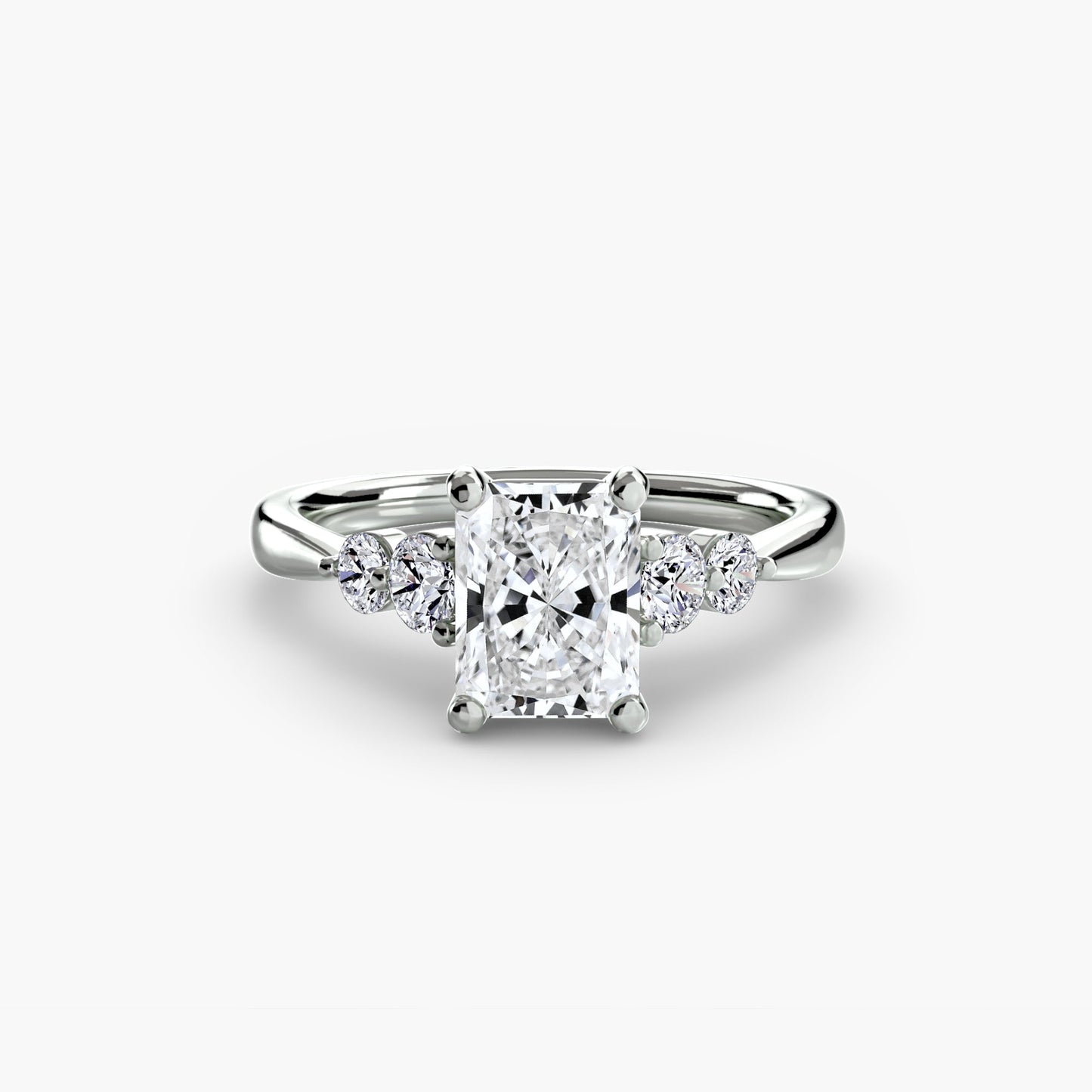 solitaire with shoulder accents 2 ag & co jewellery