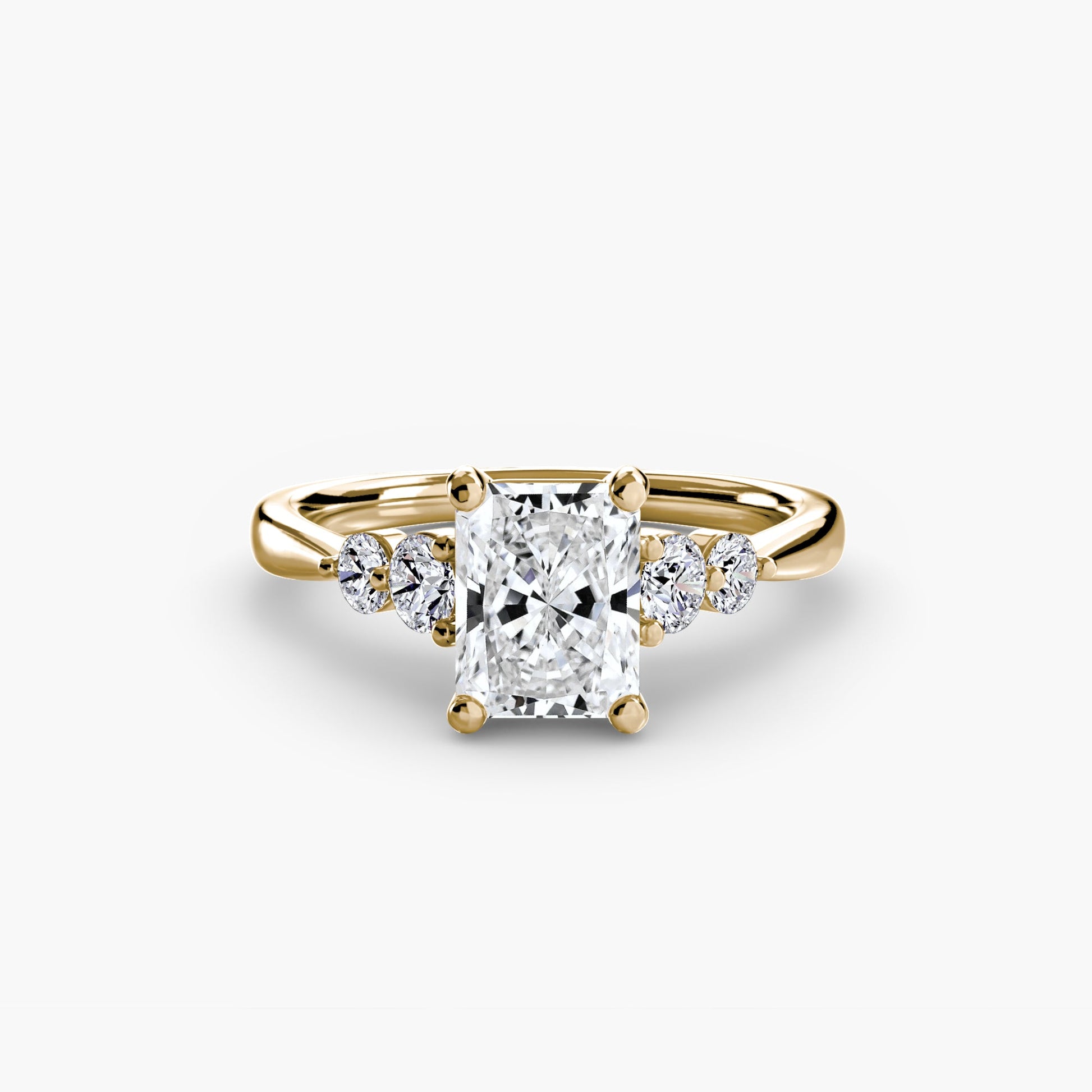 Solitaire with Shoulder Accents 2 AG & CO Jewellery
