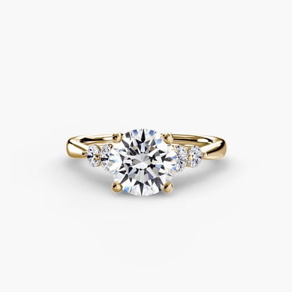 Solitaire with Shoulder Accents 2 AG & CO Jewellery