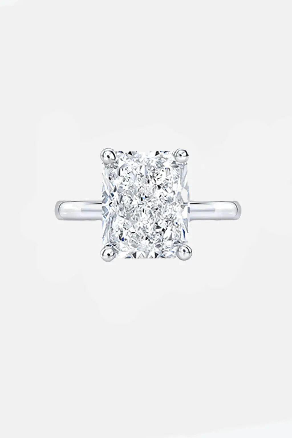 Radiant Solitaire Lab Grown Diamond Engagement Ring AG & CO Jewellery