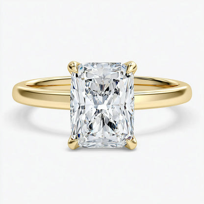 Radiant Solitaire Lab Grown Diamond Engagement Ring AG & CO Jewellery