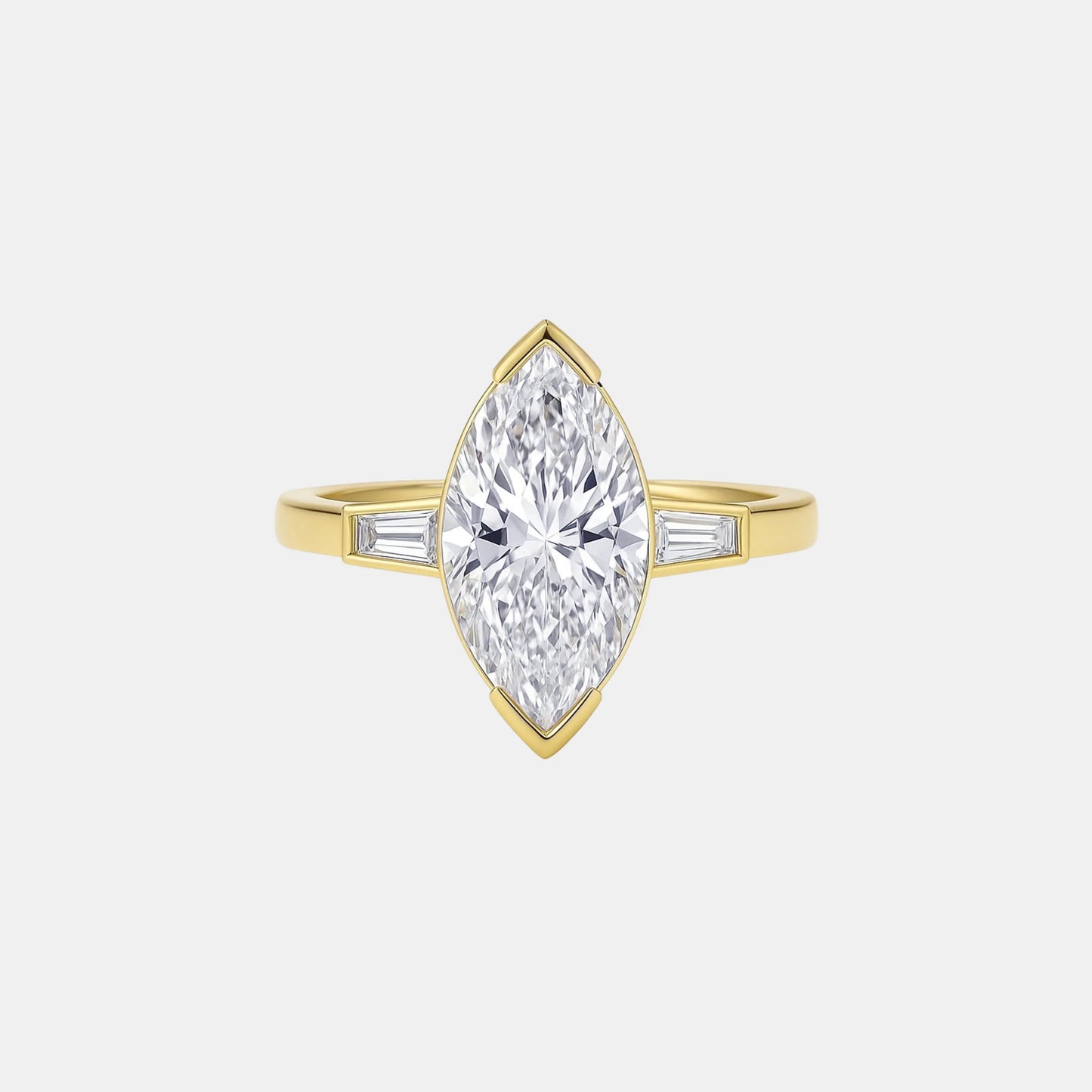 sophie -  the trilogy bezel | marquise & tapered baguettes ag & co jewellery
