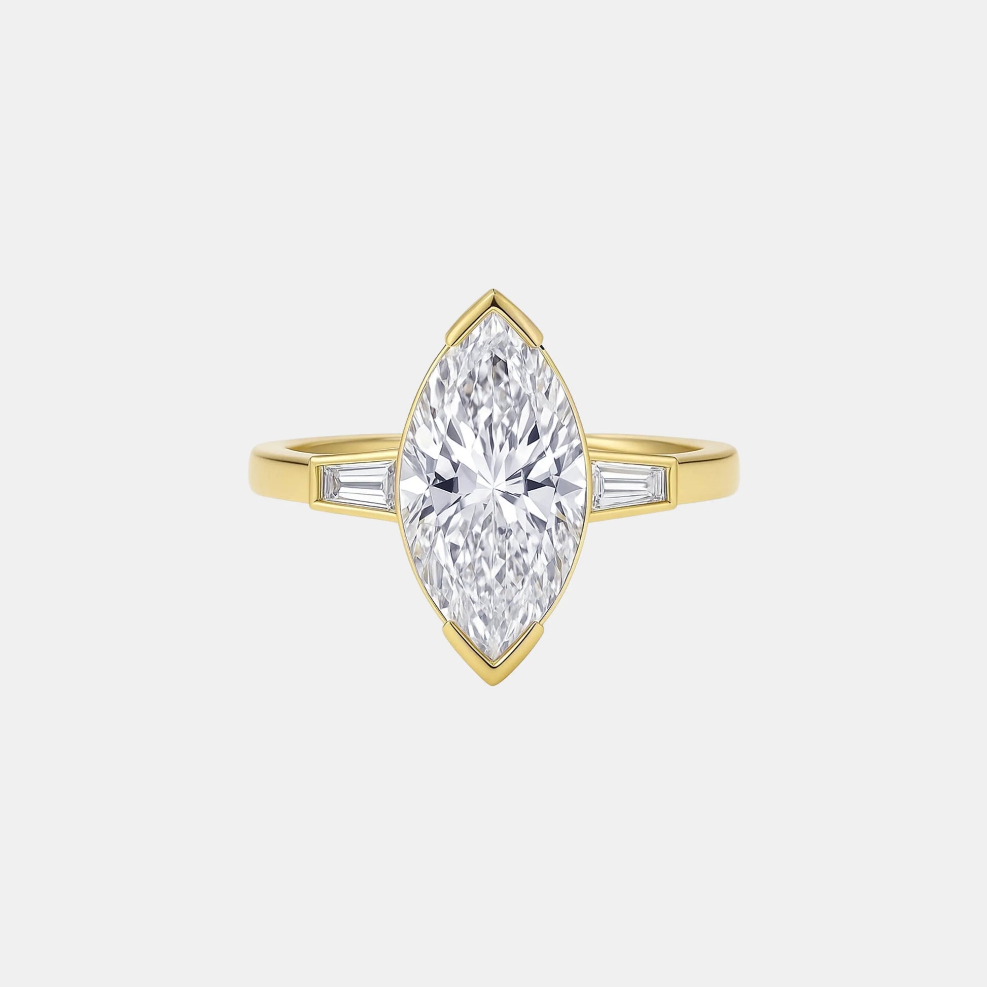 SOPHIE -  The Trilogy Bezel | Marquise & Tapered Baguettes AG & CO Jewellery