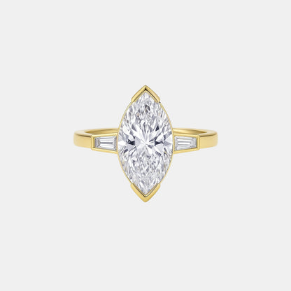 SOPHIE -  The Trilogy Bezel | Marquise & Tapered Baguettes AG & CO Jewellery