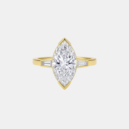 SOPHIE -  The Trilogy Bezel | Marquise & Tapered Baguettes AG & CO Jewellery
