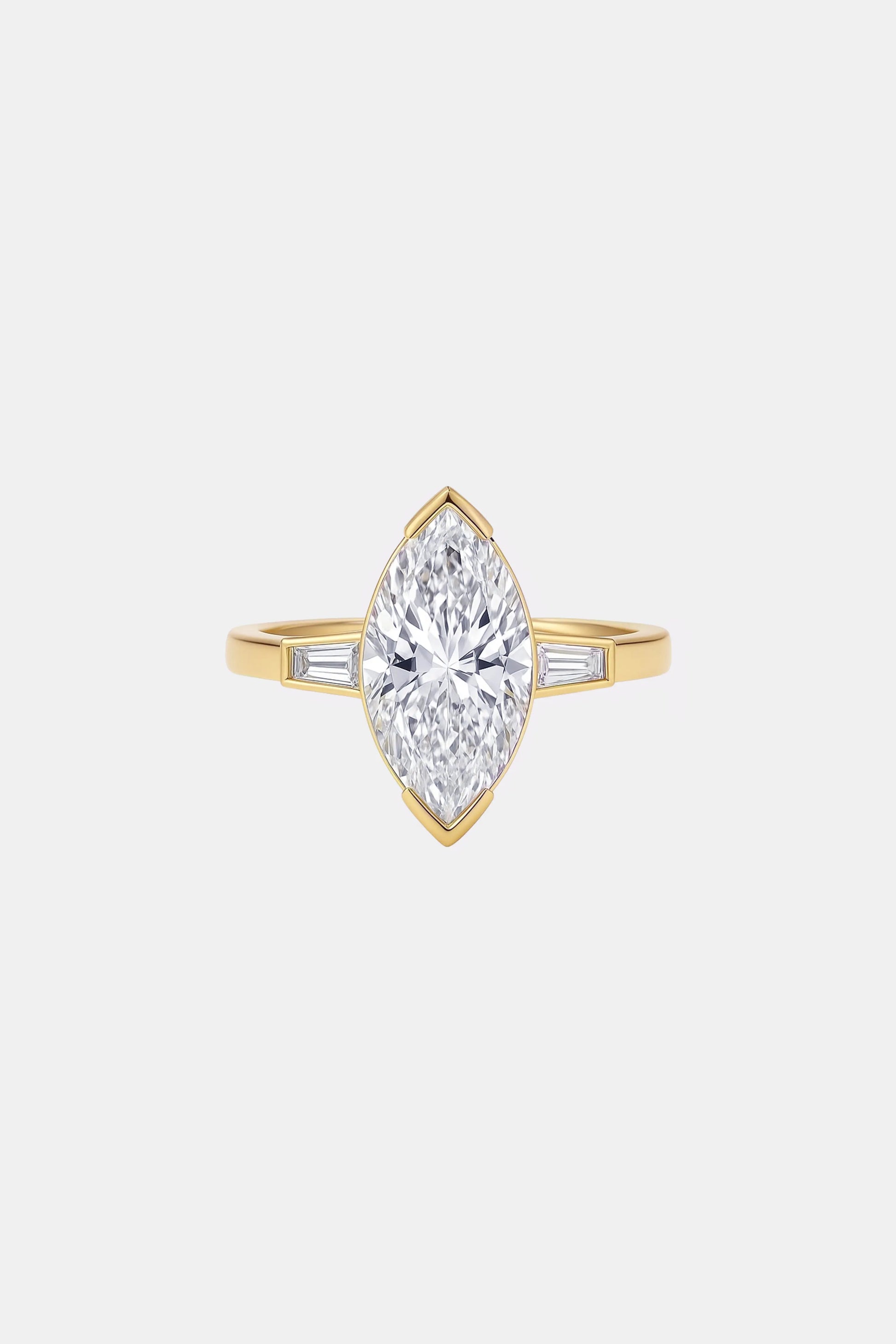 SOPHIE -  The Trilogy Bezel | Marquise & Tapered Baguettes AG & CO Jewellery