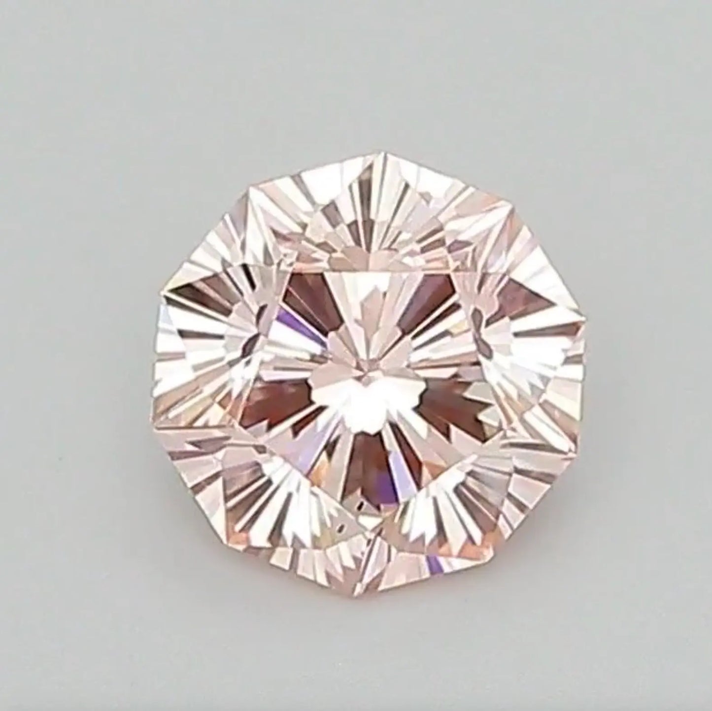 1.01ct decagon brilliant cut starburst concave lab grown diamond - ag & co jewellery
