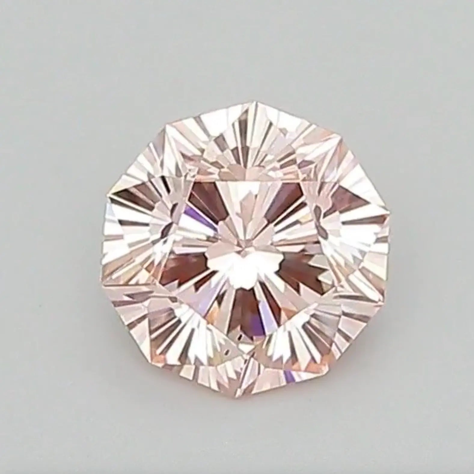 1.01ct Decagon Brilliant Cut Starburst Concave Lab Grown Diamond - AG & CO Jewellery