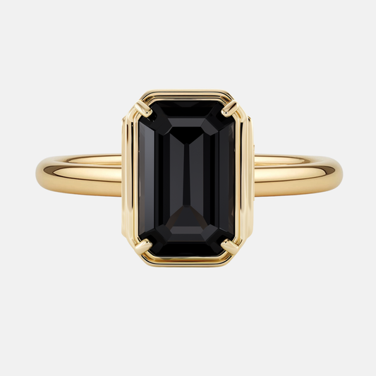 The Aurea Black Diamond Ring AG & CO Jewellery