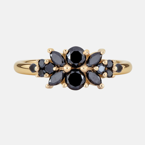 The Nocturne Black Diamond Ring