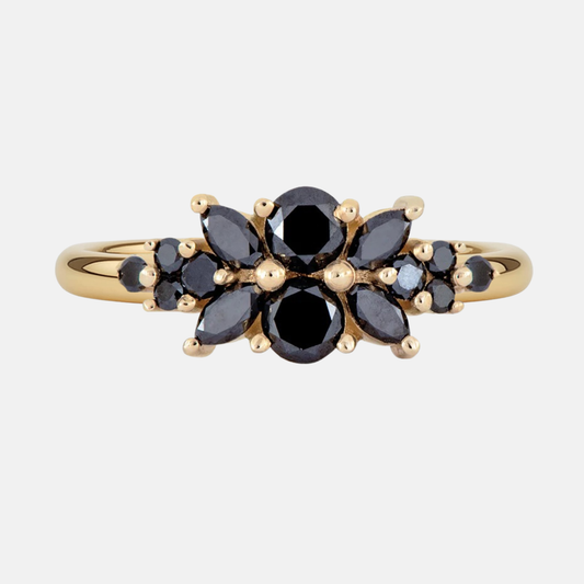 The Nocturne Black Diamond Ring AG & CO Jewellery