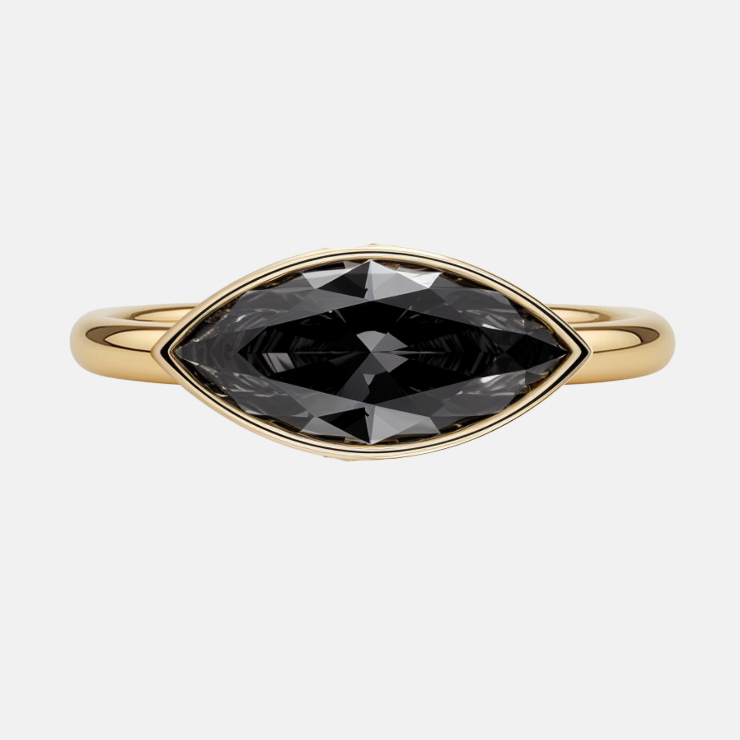 The Onyx Black Diamond Ring AG & CO Jewellery