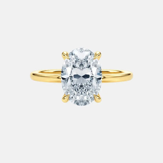 The Signature Hidden Halo Ring AG & CO Jewellery