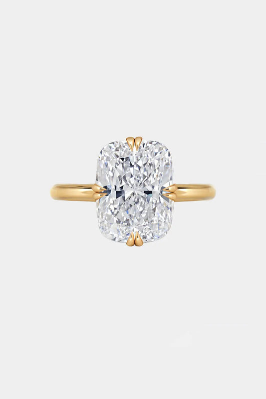 VALENTINA – Cushion Cut Compass Prong Solitaire Ring AG & CO Jewellery
