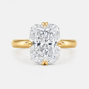 VALENTINA – Cushion Cut Compass Prong Solitaire Ring