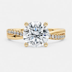 VELARA Twisted Pavé Solitaire