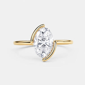 VÉRA — Asymmetric Half Bezel Solitaire