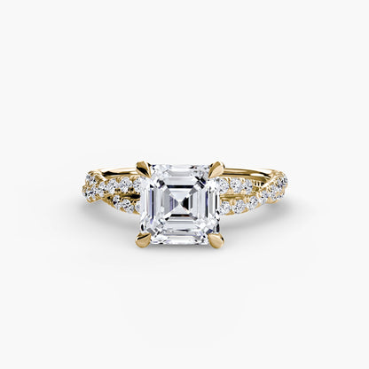The Twisted Pavé Solitaire AG & CO Jewellery