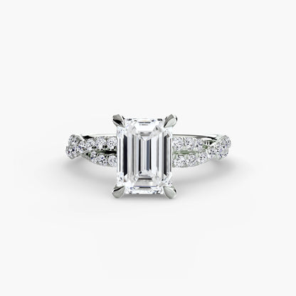 The Twisted Pavé Solitaire AG & CO Jewellery