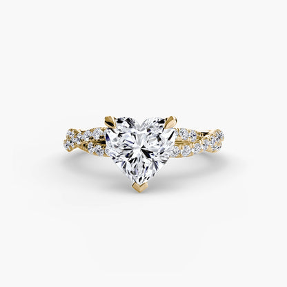 The Twisted Pavé Solitaire AG & CO Jewellery
