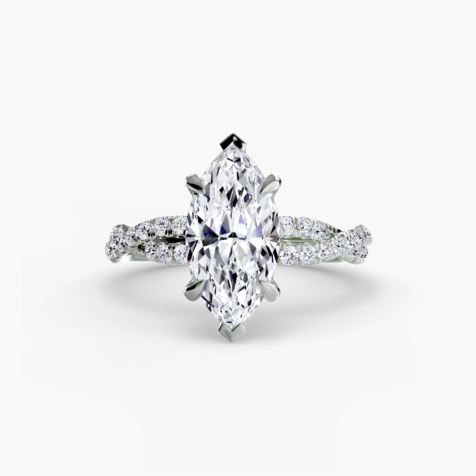 The Twisted Pavé Solitaire AG & CO Jewellery