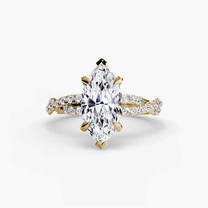 The Twisted Pavé Solitaire AG & CO Jewellery