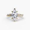 9K Yellow Gold / Marquise