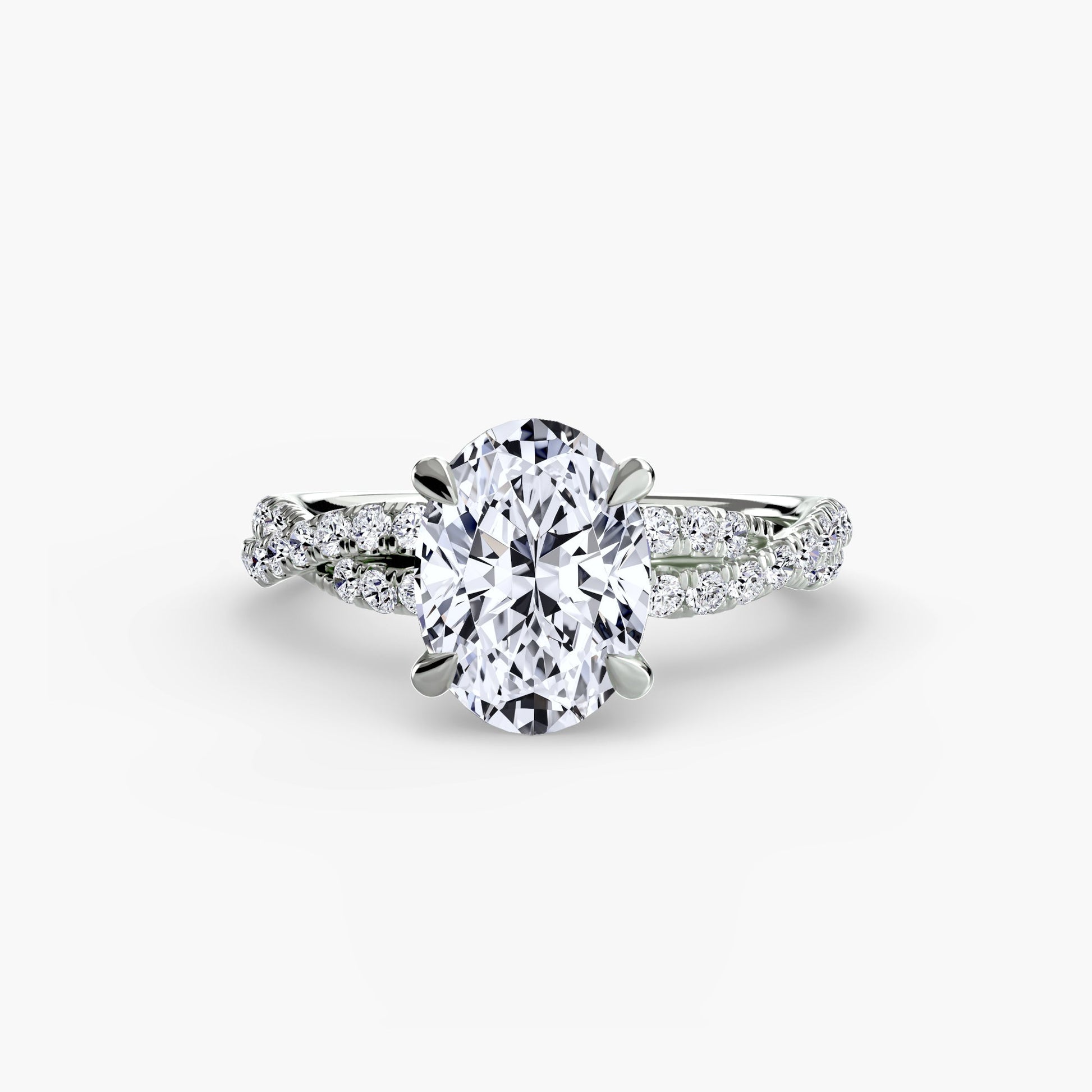 The Twisted Pavé Solitaire AG & CO Jewellery