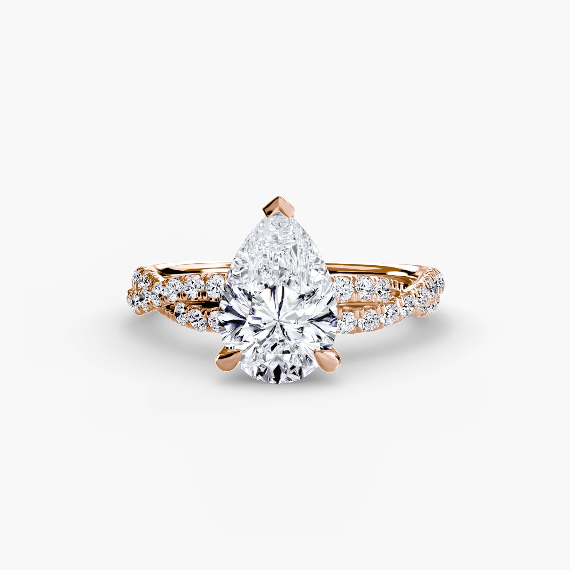 The Twisted Pavé Solitaire AG & CO Jewellery
